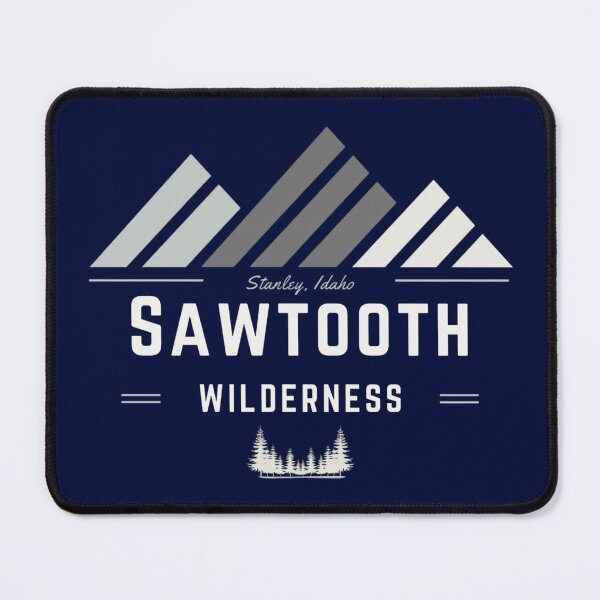 Item preview, Sawtooth Wilderness & Mountains (Light) designed and sold by The Wandering Bookworm.