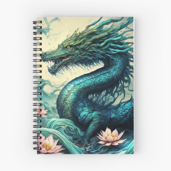 Item preview, Majestic Water Dragon Emerging from the River designed and sold by iamhewho.