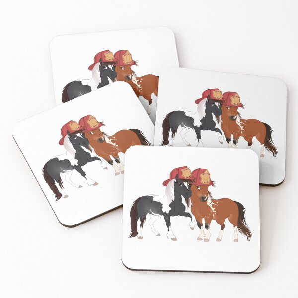 Item preview, Winston and Aggie (Fire Ponies) designed and sold by venusvalkyrie.