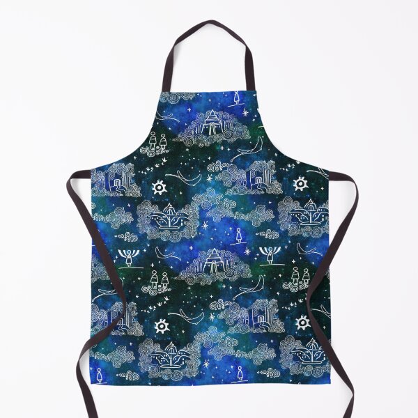 Item preview, Sky children of the light deep fan art blue green designed and sold by Alessandro Remo Mazzoni Remotextiles.