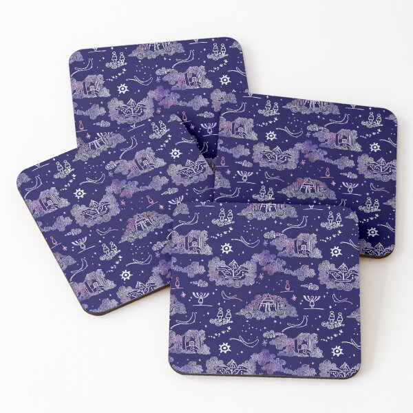Item preview, Sky children of the light art deep purple designed and sold by Alessandro Remo Mazzoni Remotextiles.