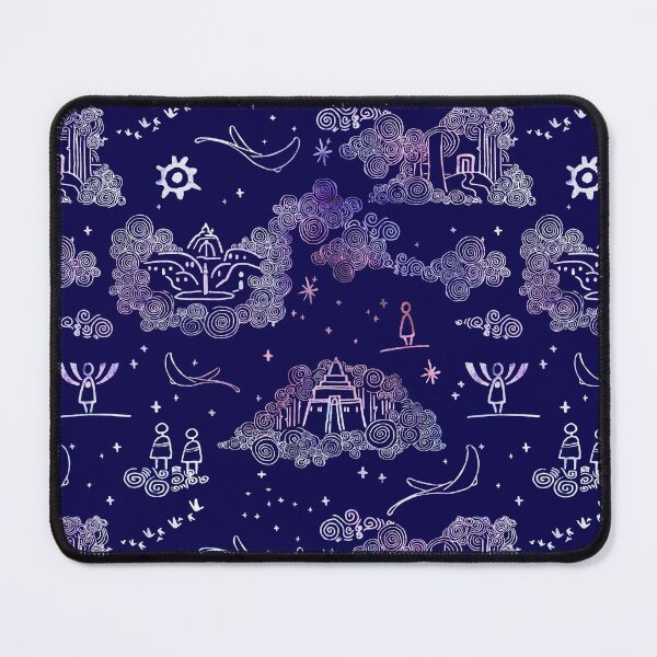 Item preview, Sky children of the light art deep purple designed and sold by Alessandro Remo Mazzoni Remotextiles.