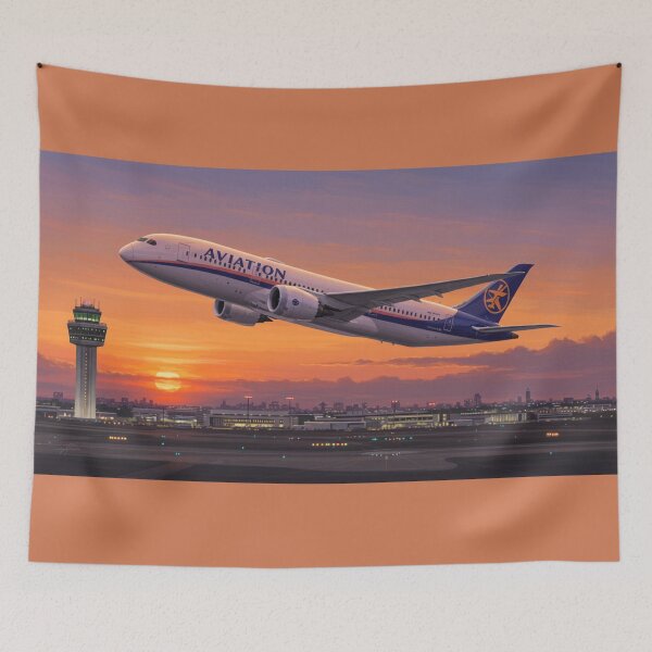 Item preview, #10 AIRPLANE SUNSETING designed and sold by UYArts.