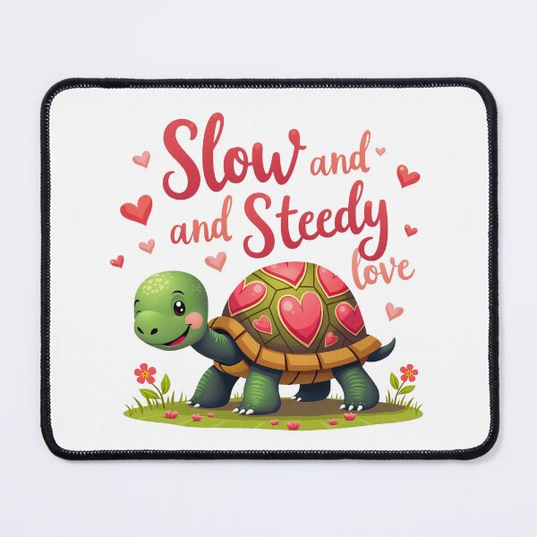 Item preview, Slow and Steady Love Cute Turtle Design designed and sold by Bulwshop.