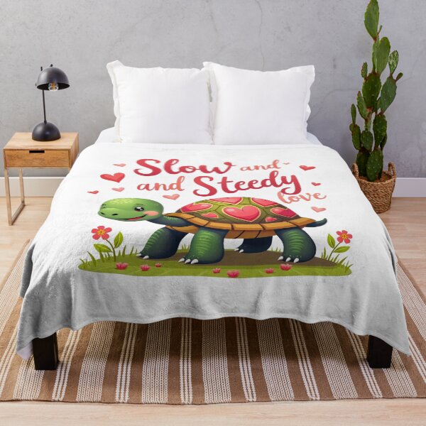 Item preview, Slow and Steady Love Cute Turtle Design designed and sold by Bulwshop.