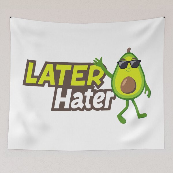 Item preview, JoyPixels™ Later Hater Avocado Emoji designed and sold by JoyPixels.
