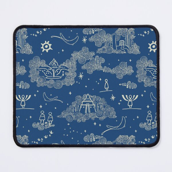 Item preview, Sky children of the light fan art blue cyan designed and sold by Alessandro Remo Mazzoni Remotextiles.