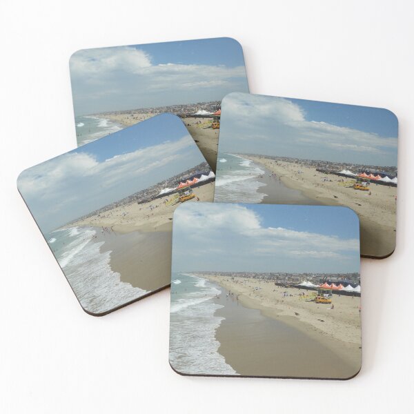 Item preview, Hermosa Beach, CA: Coastal Waves and Beach Scene designed and sold by TimelapTravel.