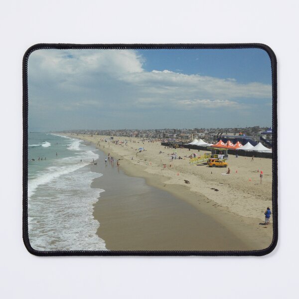 Item preview, Hermosa Beach, CA: Coastal Waves and Beach Scene designed and sold by TimelapTravel.