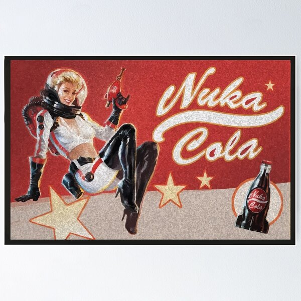 Vista previa del artículo con la obra «Póster de chica pin-up de Nuka Cola», diseñado y vendido por emilyrose_designs_official.