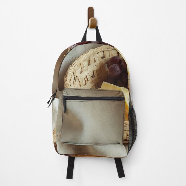 Item preview, Cheese and grapes in a basket designed and sold by anytka.