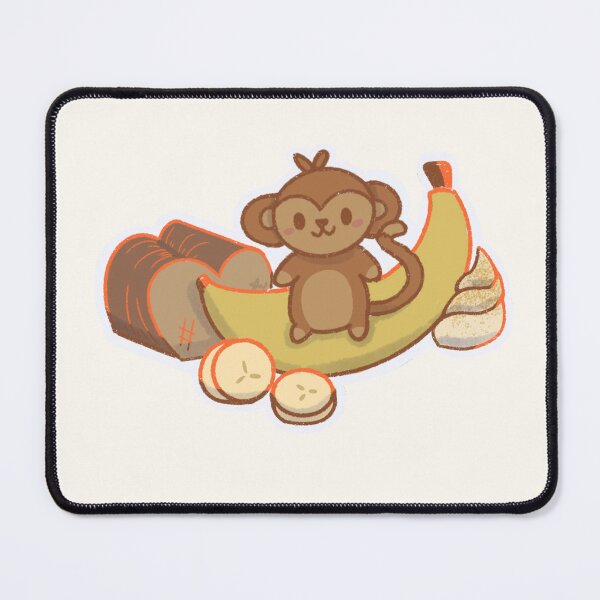 Item preview,  Cute Monkey Banana Bread Design designed and sold by ShumaiShop.