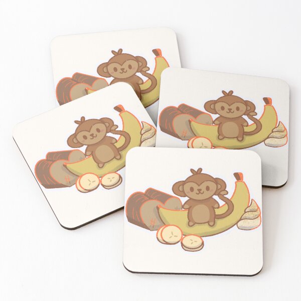 Item preview,  Cute Monkey Banana Bread Design designed and sold by ShumaiShop.