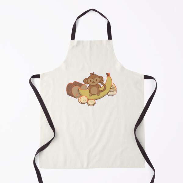 Item preview, Cute Monkey Banana Bread Design designed and sold by ShumaiShop.