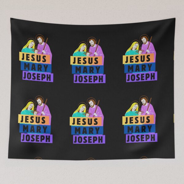Item preview, Holy Family: Jesus, Mary, and Joseph designed and sold by ComeToKnowMary.