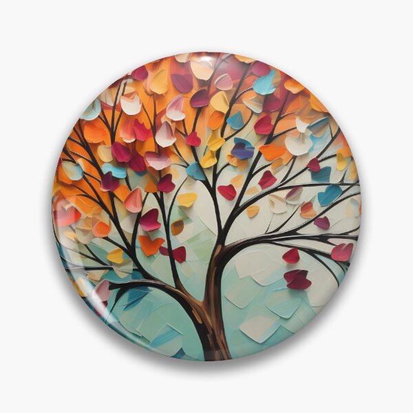 Item preview, Vibrant tree with colorful leaves designed and sold by anytka.