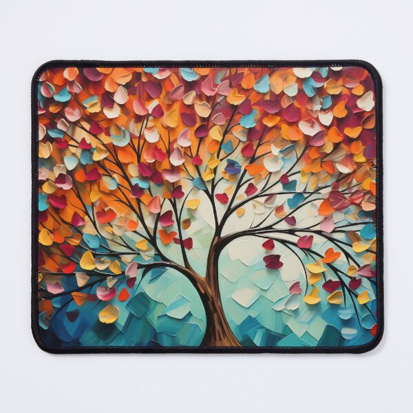 Item preview, Vibrant tree with colorful leaves designed and sold by anytka.