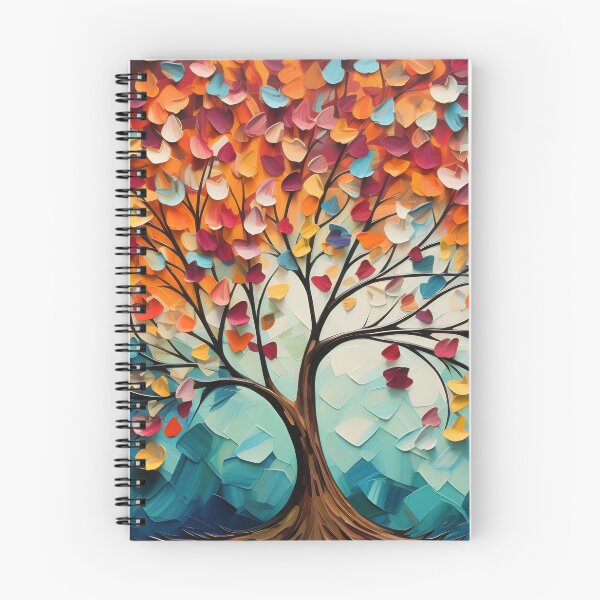 Item preview, Vibrant tree with colorful leaves designed and sold by anytka.