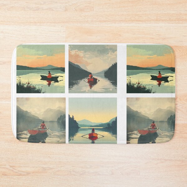 Item preview, Just me, my boat and my lake -  stickers designed and sold by Wildflow Creations.