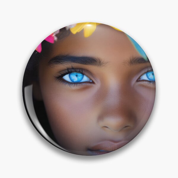 Item preview, Child with striking blue eyes designed and sold by anytka.