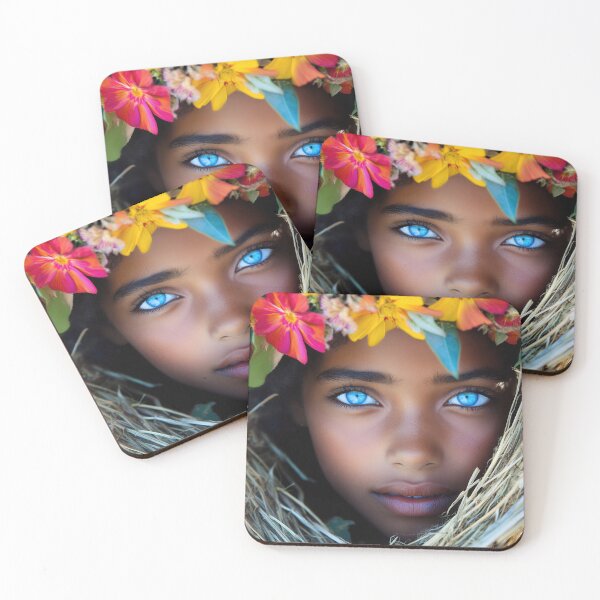 Item preview, Child with striking blue eyes designed and sold by anytka.
