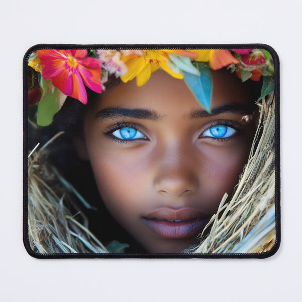 Item preview, Child with striking blue eyes designed and sold by anytka.