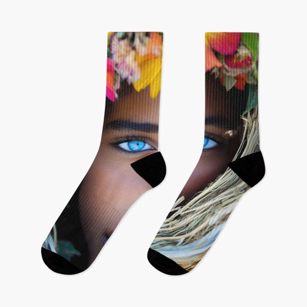 Item preview, Child with striking blue eyes designed and sold by anytka.