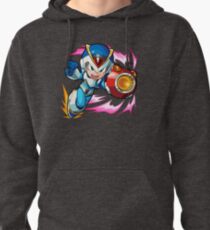 Chibi Megaman X / Rockman X w/ Light Armor Pullover Hoodie