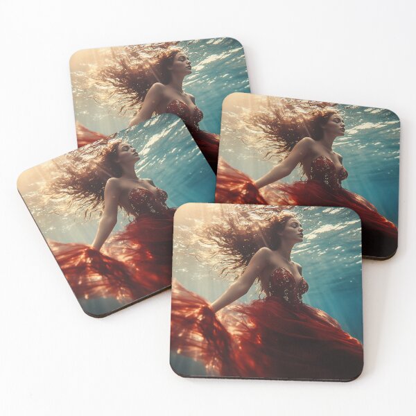 Item preview, Underwater beauty in a flowing gown designed and sold by anytka.
