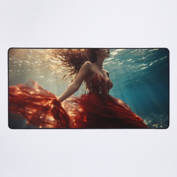 Item preview, Underwater beauty in a flowing gown designed and sold by anytka.