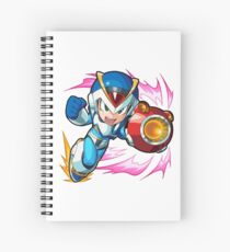 Chibi Megaman X / Rockman X w/ Light Armor Spiral Notebook