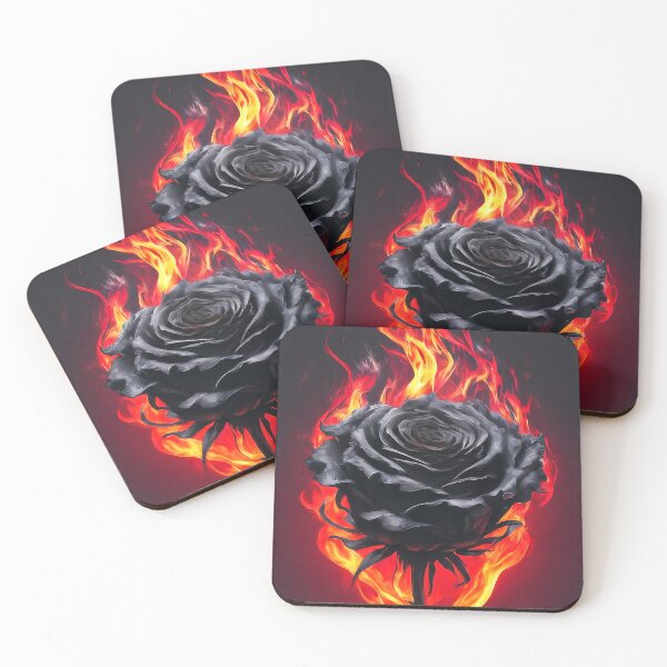 Item preview, Black Rose in Flames designed and sold by iamhewho.