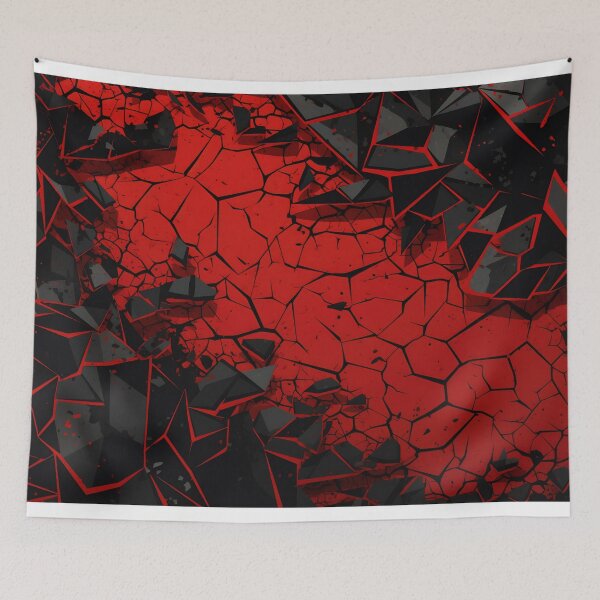 Item preview, Red Veined Abyss designed and sold by anytka.
