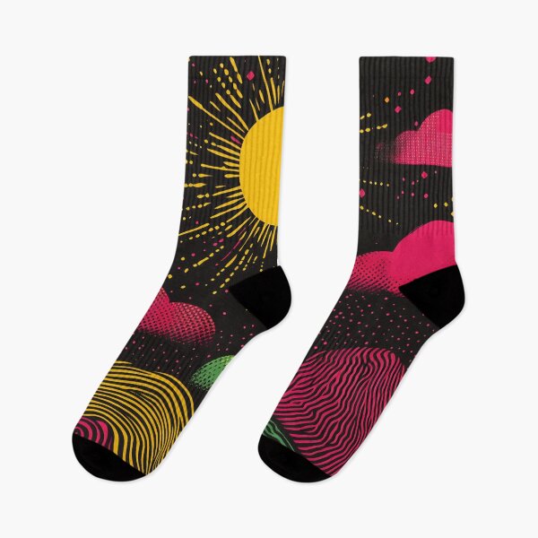 Item preview, Sunset over colorful peaks designed and sold by anytka.