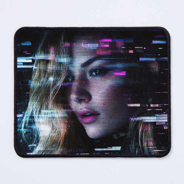 Item preview, Female portrait with digital effects designed and sold by anytka.