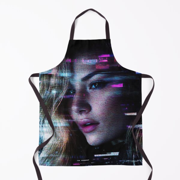 Item preview, Female portrait with digital effects designed and sold by anytka.