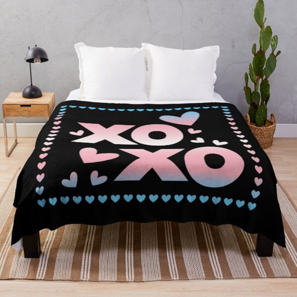 Item preview, Valentines XOXO Hearts, Transexual pride flag graphic, xoxo and hearts Graphic, love, xoxo, hearts, 14th February, Valentines Day, designed and sold by PrideBeProud.