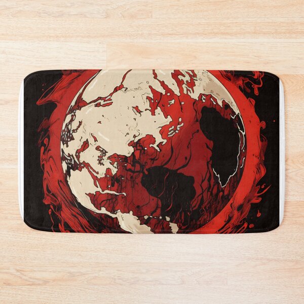 Item preview, Fiery Orb: Earth Engulfed in Red designed and sold by anytka.