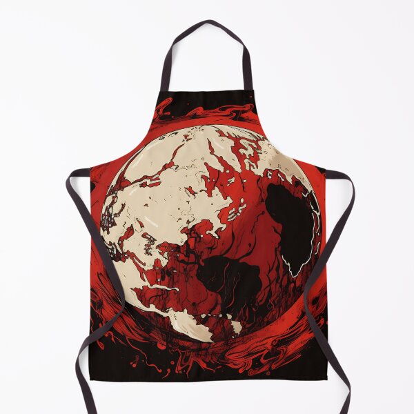 Item preview, Fiery Orb: Earth Engulfed in Red designed and sold by anytka.
