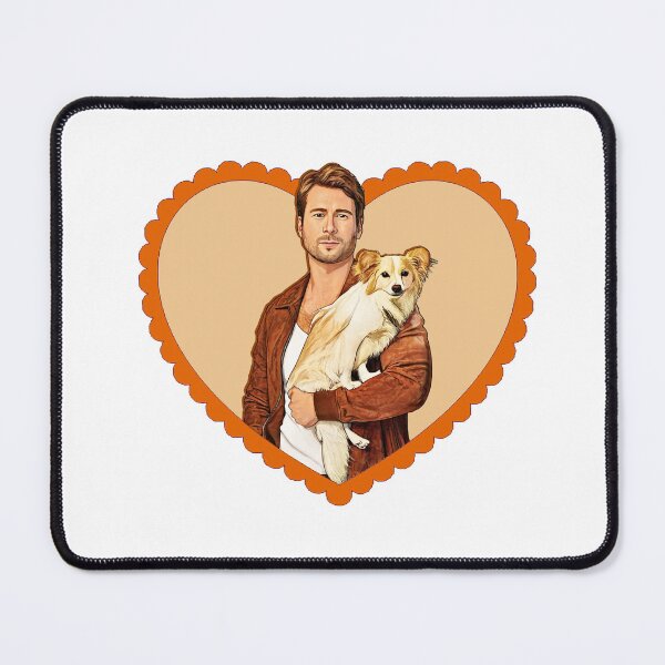 Item preview, Glen Powell Dog Loveheart  designed and sold by baranskini.