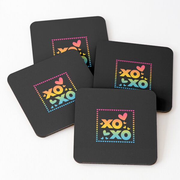 Item preview, Valentines XOXO Hearts, Pansexual pride flag graphic, xoxo and hearts Graphic, love, xoxo, hearts, 14th February, Valentines Day, designed and sold by PrideBeProud.