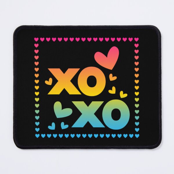 Item preview, Valentines XOXO Hearts, Pansexual pride flag graphic, xoxo and hearts Graphic, love, xoxo, hearts, 14th February, Valentines Day, designed and sold by PrideBeProud.
