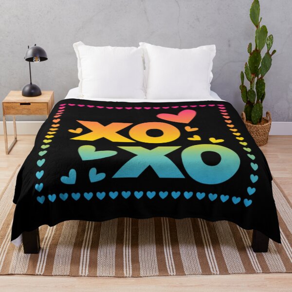 Item preview, Valentines XOXO Hearts, Pansexual pride flag graphic, xoxo and hearts Graphic, love, xoxo, hearts, 14th February, Valentines Day, designed and sold by PrideBeProud.