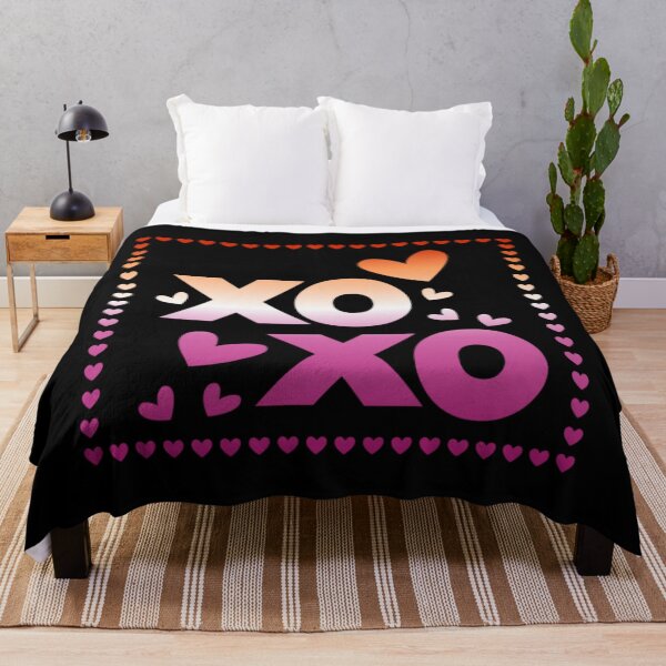 Item preview, Valentines XOXO Hearts, Lesbian pride flag graphic, xoxo and hearts Graphic, love, xoxo, hearts, 14th February, Valentines Day, designed and sold by PrideBeProud.