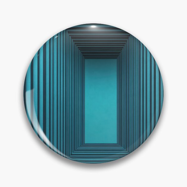 Item preview, Teal tunnel design designed and sold by anytka.