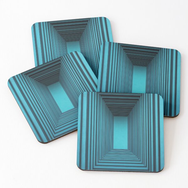 Item preview, Teal tunnel design designed and sold by anytka.