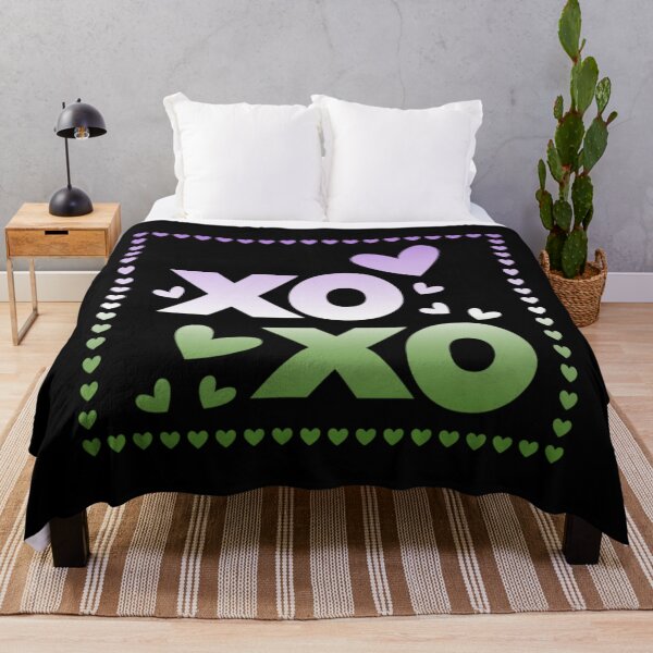 Item preview, Valentines XOXO Hearts, Genderqueer pride flag graphic, xoxo and hearts Graphic, love, xoxo, hearts, 14th February, Valentines Day, designed and sold by PrideBeProud.