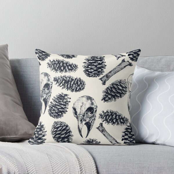 Item preview, Raven Skulls and Pinecones designed and sold by Disney1955Fan.