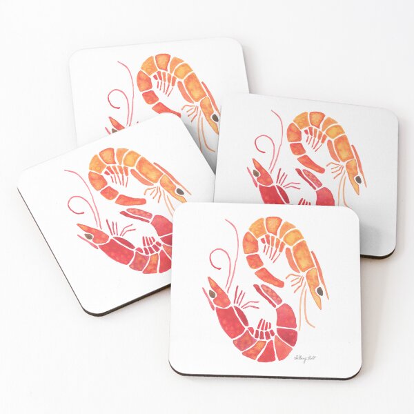 Item preview, Pair of Shrimp designed and sold by Hillary Holt.