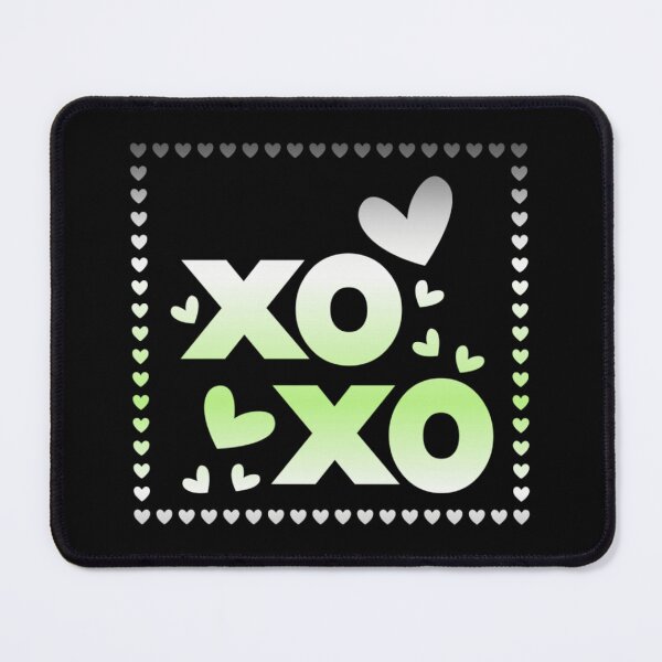 Item preview, Valentines XOXO Hearts, Agender pride flag graphic, xoxo and hearts Graphic, love, xoxo, hearts, 14th February, Valentines Day, designed and sold by PrideBeProud.